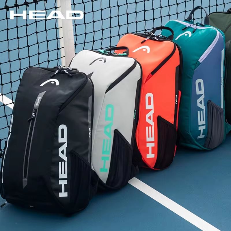 Backpack Racket Bag - หัวกระเป๋าเป้สะพายหลังเทนนิสทัวร์ทีมขนาดใหญ่ความจุกีฬากลางแจ้งกระเป๋ามัลติฟังก์ชั่ Tenis พาเดลแร็กเก็ตกระเป๋าช่องใส่รองเท้า
