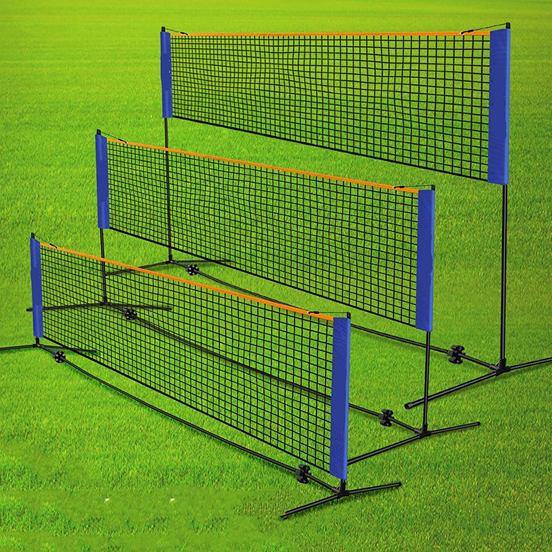 Badminton Rules - ตาข่ายแบดมินตัน/วอลเลย์บอลมาตรฐานสำหรับฝึกซ้อมกีฬาแบบมืออาชีพ ขนาด 3.1/4.1/5.1/6.1 เมตร ติดตั้งง่าย ใช้ได้ทั้งกลางแจ้งและในร่ม