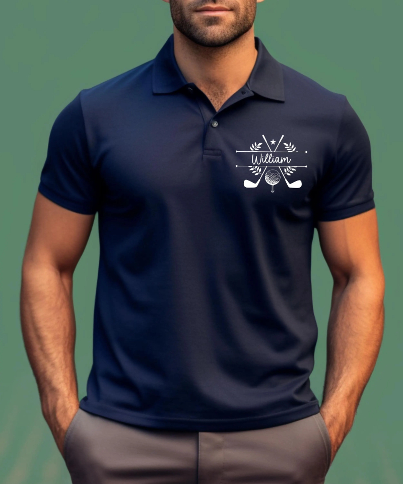 Badminton England - เสื้อโปโลกอล์ฟแบบกำหนดเอง: ข้อความและโลโก้ส่วนตัว ชุดทีมกอล์ฟ ผ้าโพลีเอสเตอร์ผสมเนื้อนุ่ม ซักเครื่องได้ ใส่ได้ทั้งลำลองและทำงาน