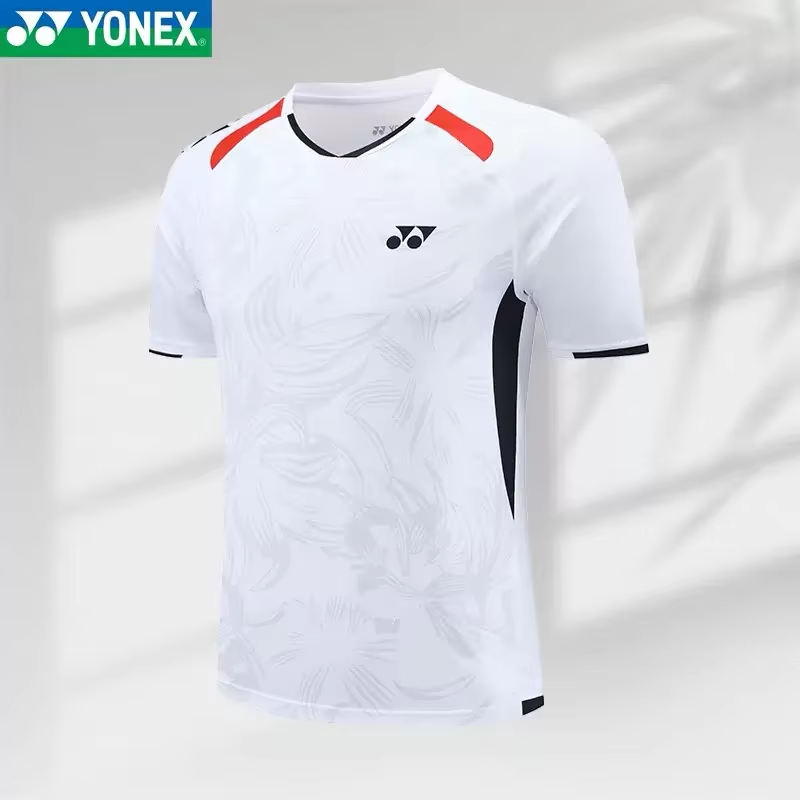 Badminton Rules - YONEX ชุดแบดมินตัน เสื้อยืดแขนสั้น แห้งเร็ว ดูดซับเหงื่อ ระงับกลิ่นกาย