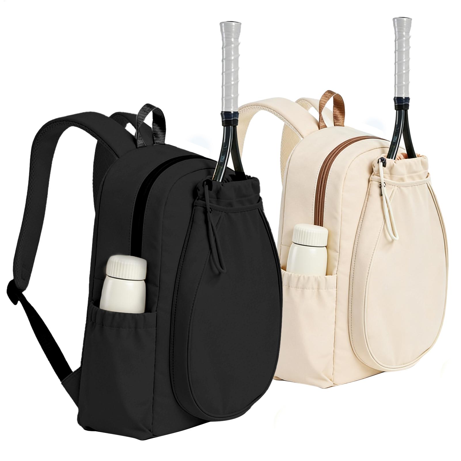 Backpack Racket Bag - กระเป๋าใส่ไม้พายพิกเกิลบอล ใส่ไม้แร็กเก็ตได้ 2 อัน พร้อมช่องใส่รองเท้าและช่องกันน้ำ กระเป๋าเป้สะพายหลังสำหรับออกกำลังกาย