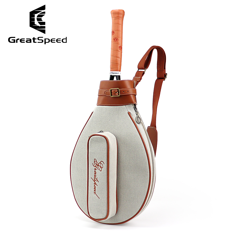 Backpack Racket Bag - GreatSpeed Tennis Bag กระเป๋าแบดมินตัน กระเป๋าเป้สะพายหลัง กระเป๋าสะพายไหล่เดี่ยวสําหรับผู้ใหญ่