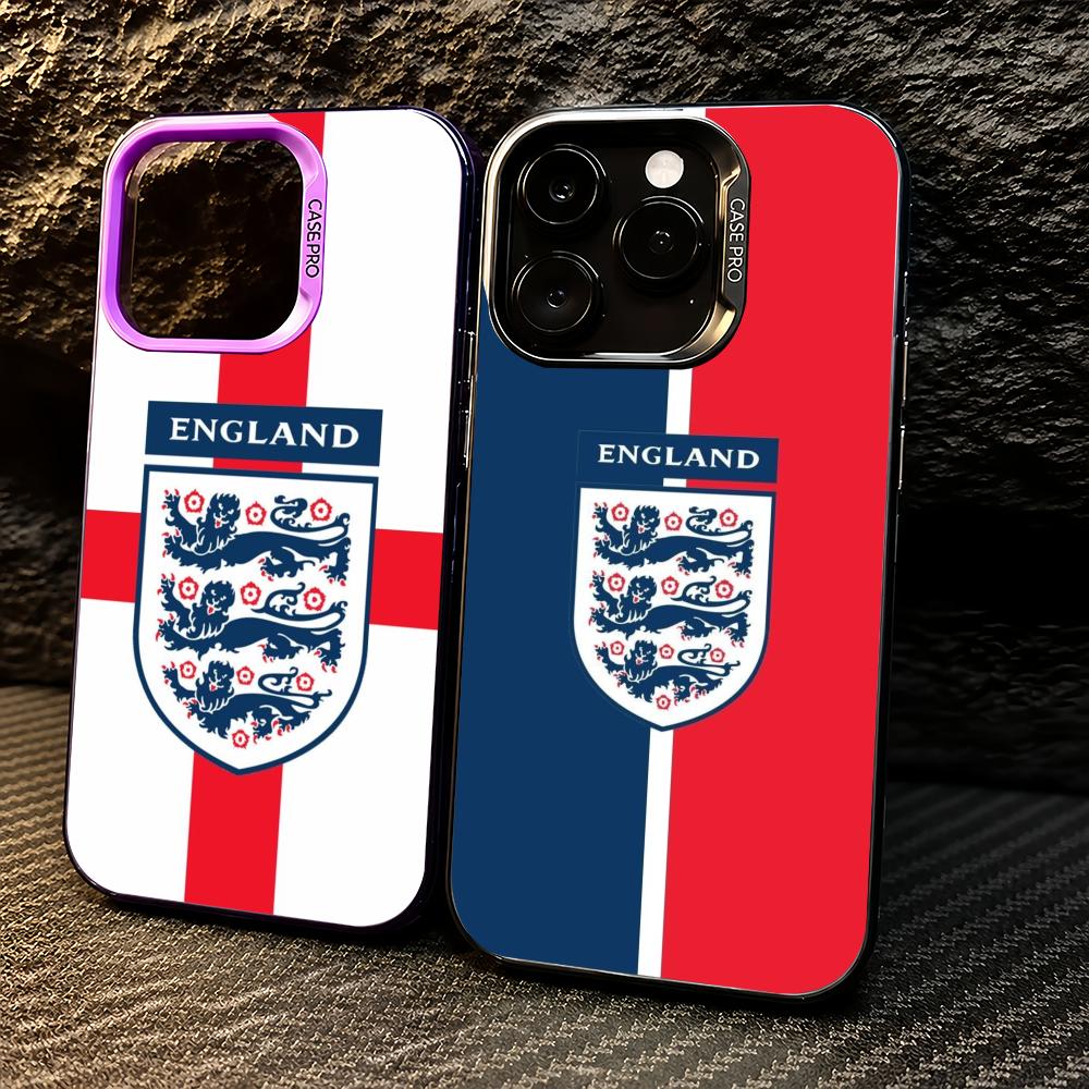 Badminton England - เคสโทรศัพท์ลายธงชาติอังกฤษสำหรับ iPhone 11/12/13/14/15/16/17 Pro Max เคส