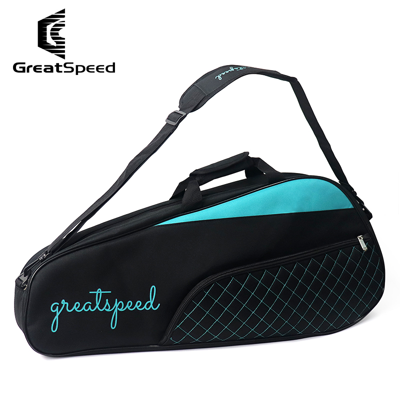 Backpack Racket Bag - กระเป๋าใส่ไม้เทนนิส GREATSPEED แบบ 3 ชิ้น พร้อมสายสะพายไหล่