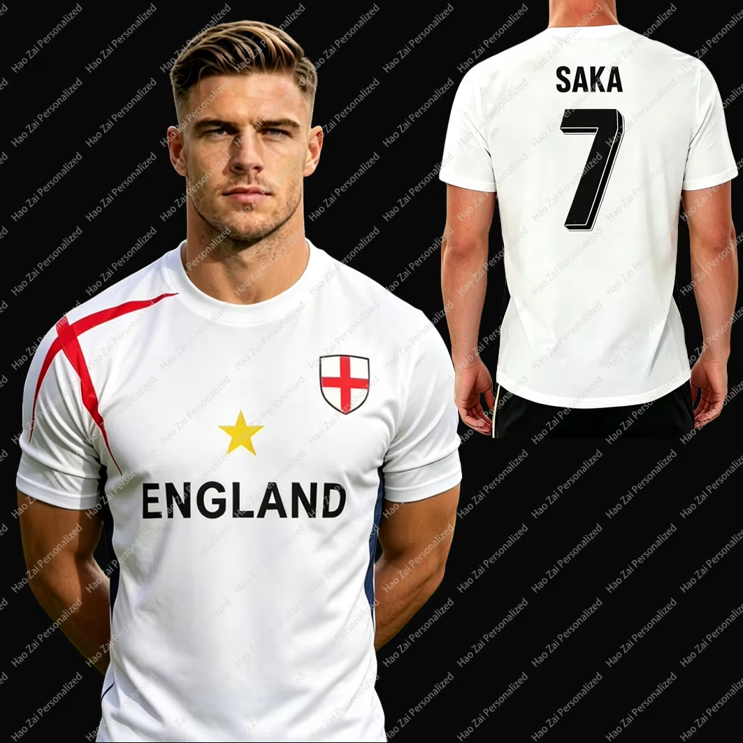 Badminton England - เสื้อฟุตบอลทีมชาติอังกฤษปี 2026/เสื้อยืด เคน # 9 เบลลิงแฮม
