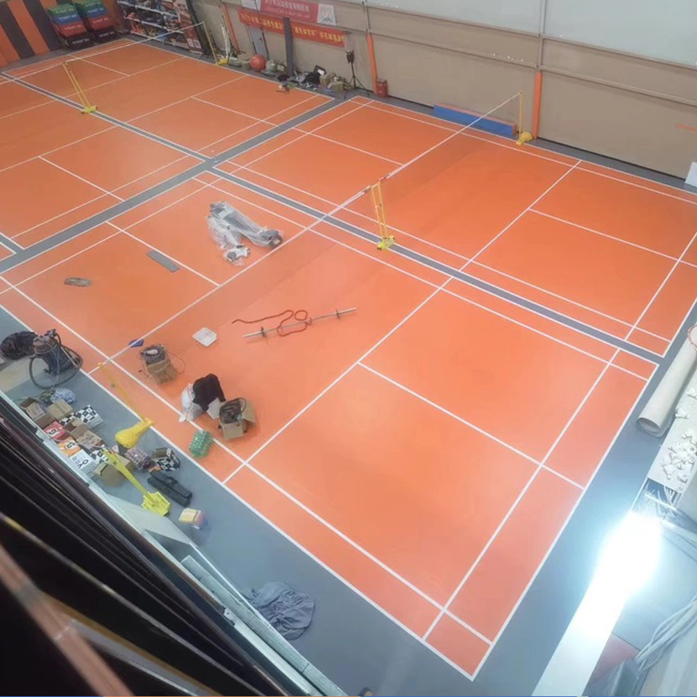 Badminton Logo - พรมปูพื้นแบดมินตัน PVC มาตรฐาน Beable ขนาด 5.0