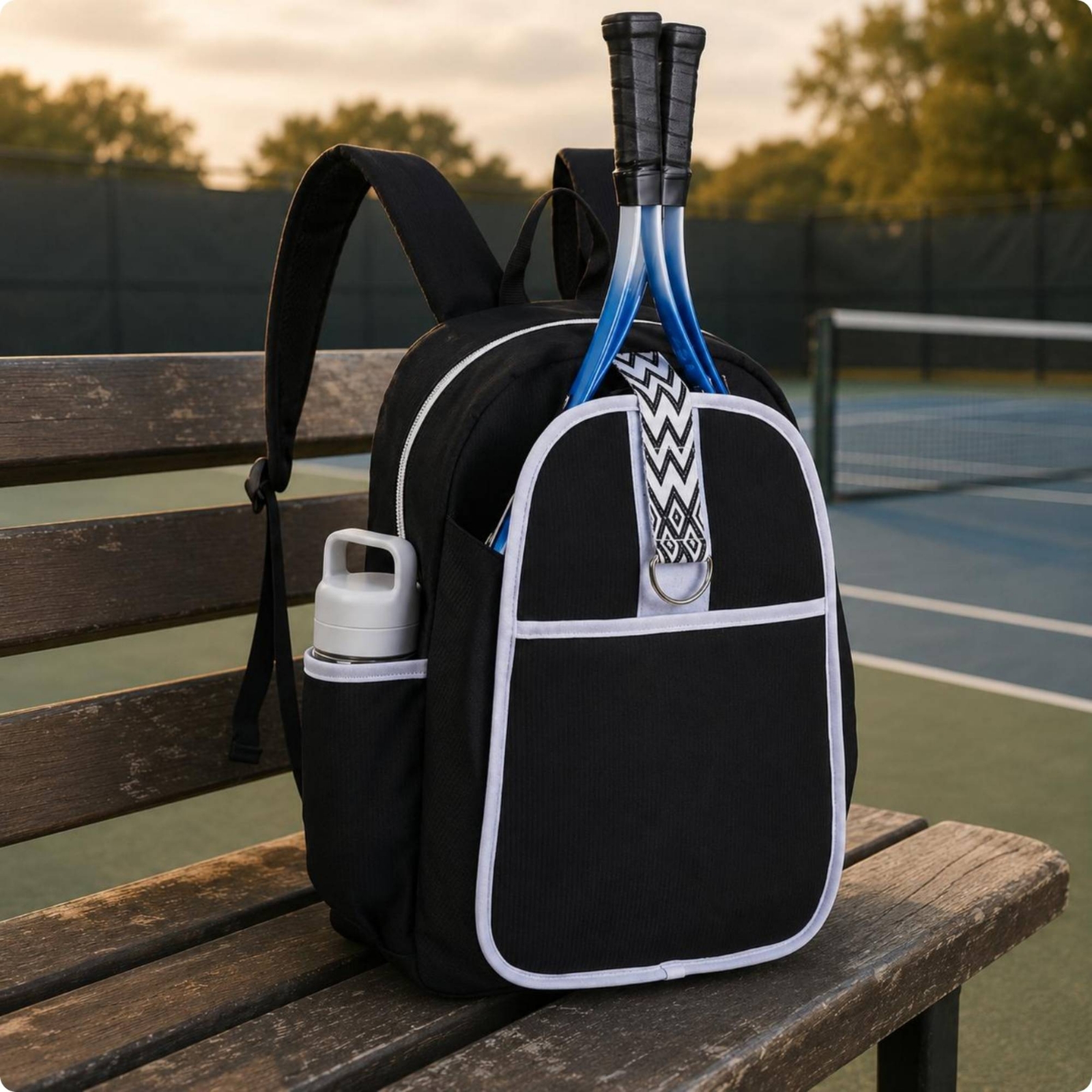 กระเป๋าใส่ไม้เทนนิส 2 ไม้ น้ำห - Backpack Racket Bag บทวิจารณ์และราคา