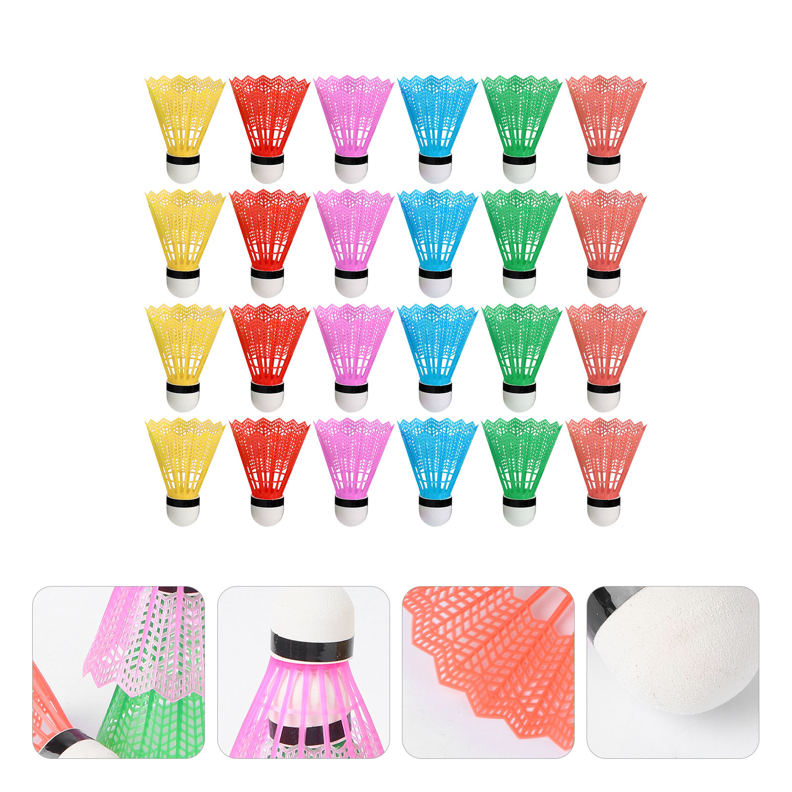 ลูกขนไก่พลาสติกสำหรับแบดมินตัน - Badminton Fun Game บทวิจารณ์และราคา