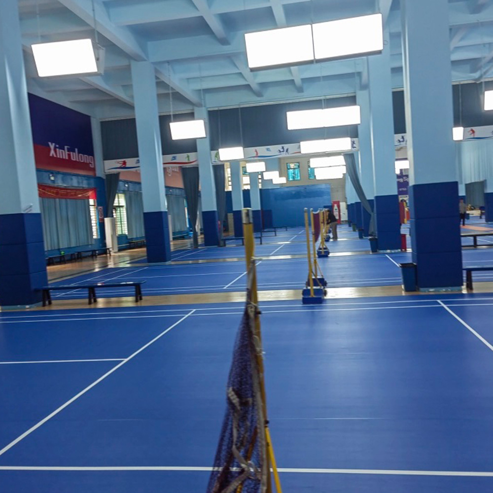 เสื่อสนามแบดมินตัน PVC ระดับมื - Badminton Logo บทวิจารณ์และราคา