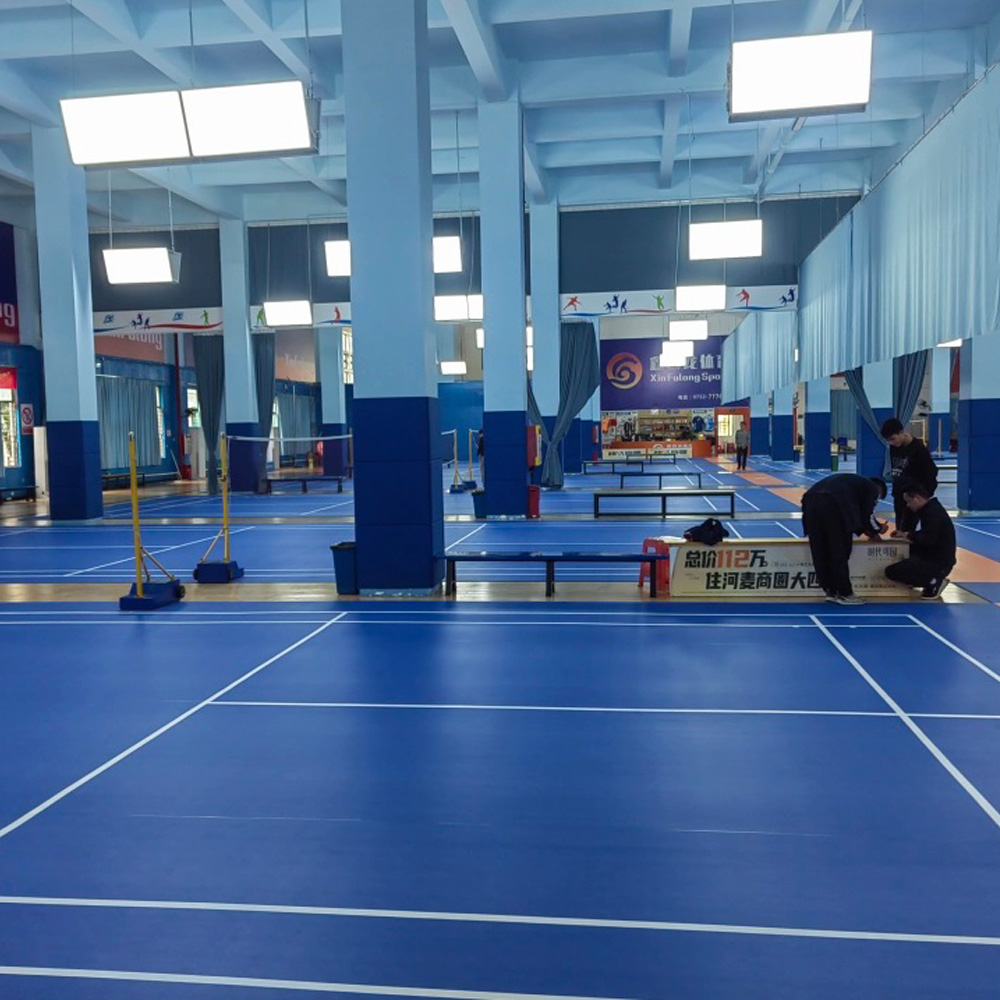 เสื่อสนามแบดมินตัน PVC ระดับมื - Badminton Logo บทวิจารณ์และราคา