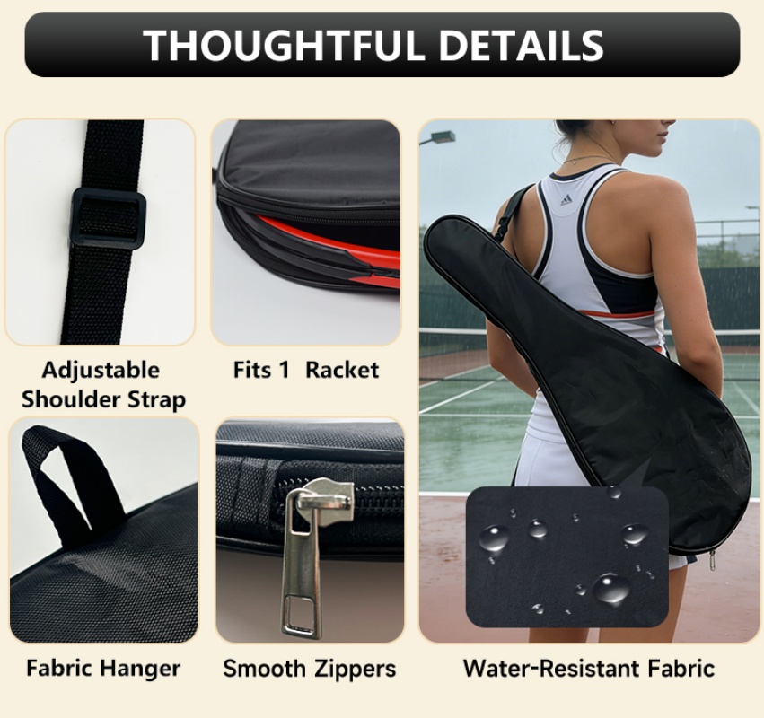 ปลอกคลุมไม้เทนนิสแบบพกพา ชุดเด - Backpack Racket Bag บทวิจารณ์และราคา