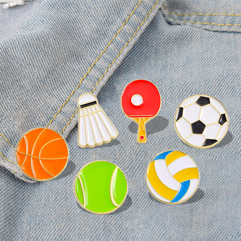 ฟุตบอลการ์ตูนเข็มกลัดบาสเกตบอล - Badminton Icon บทวิจารณ์และราคา