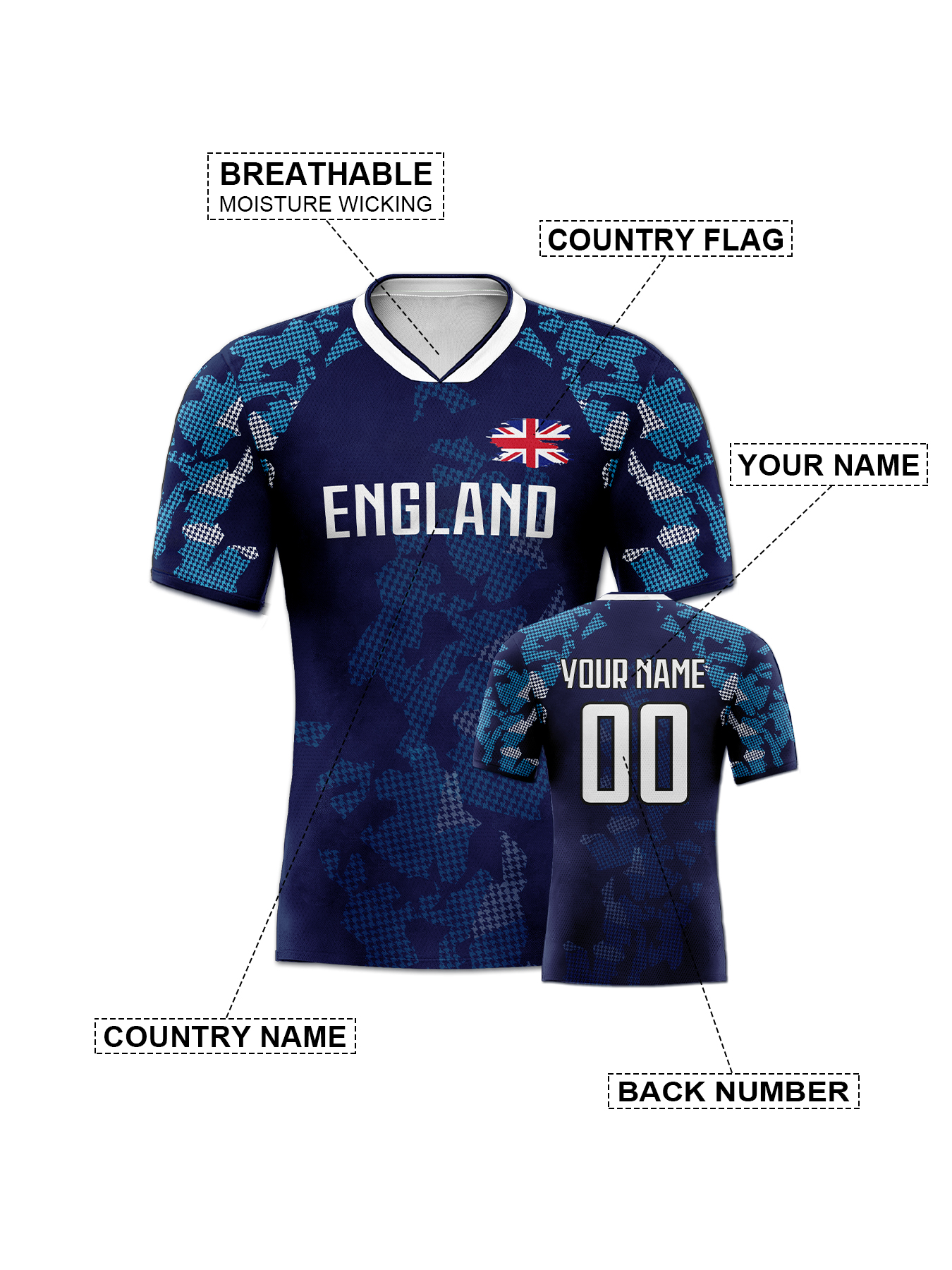 เสื้อฟุตบอลทีมชาติอังกฤษแบบกำห - Badminton England บทวิจารณ์และราคา