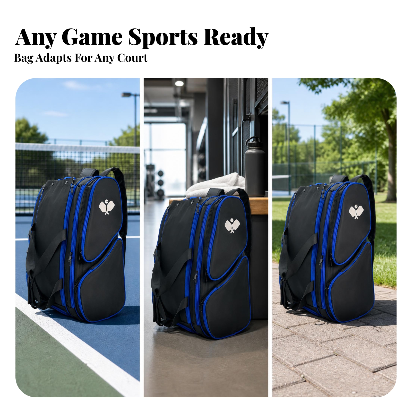 กระเป๋าใส่ไม้เทนนิสแบบมีซิป กร - Backpack Racket Bag บทวิจารณ์และราคา