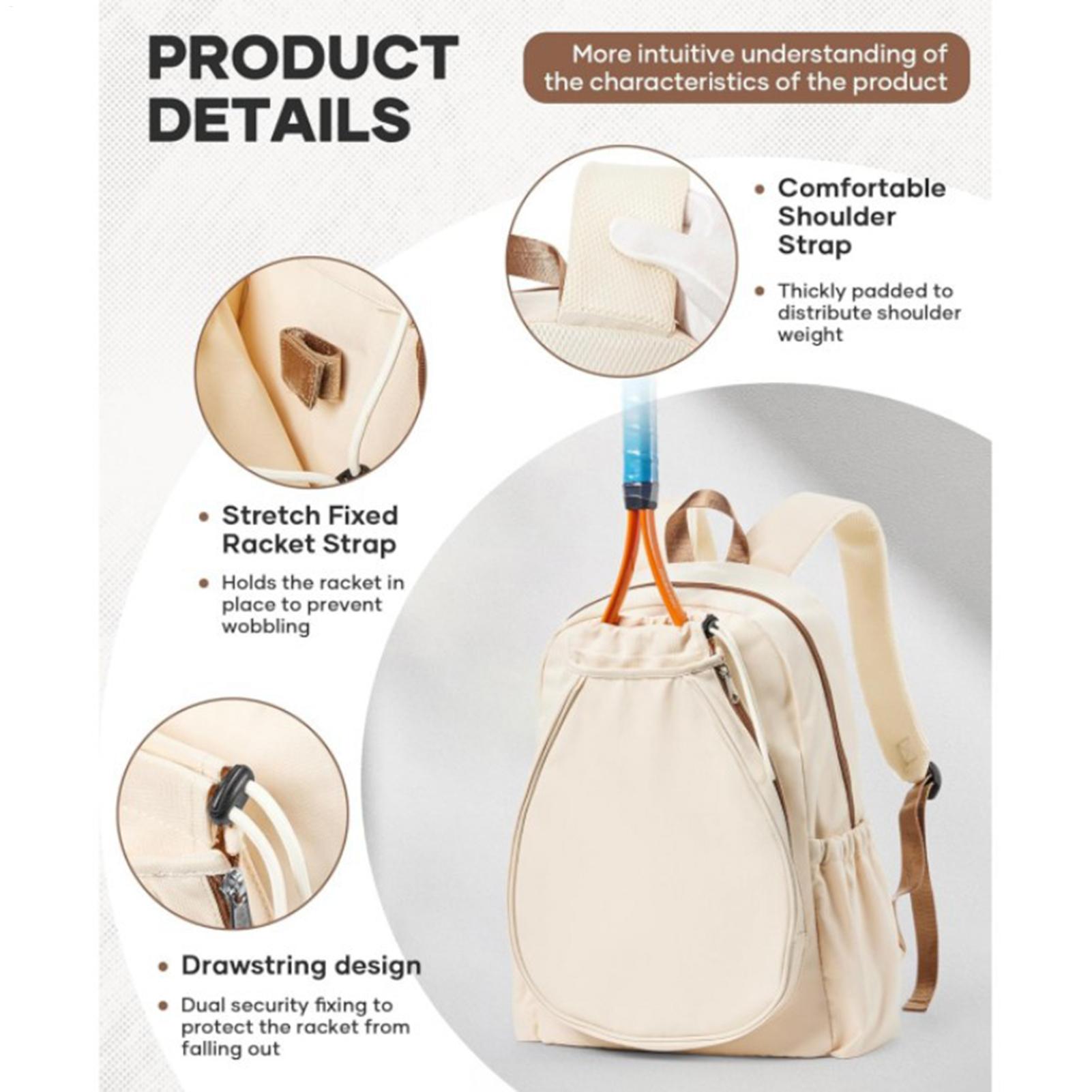 กระเป๋าใส่ไม้พายพิกเกิลบอล ใส่ - Backpack Racket Bag บทวิจารณ์และราคา