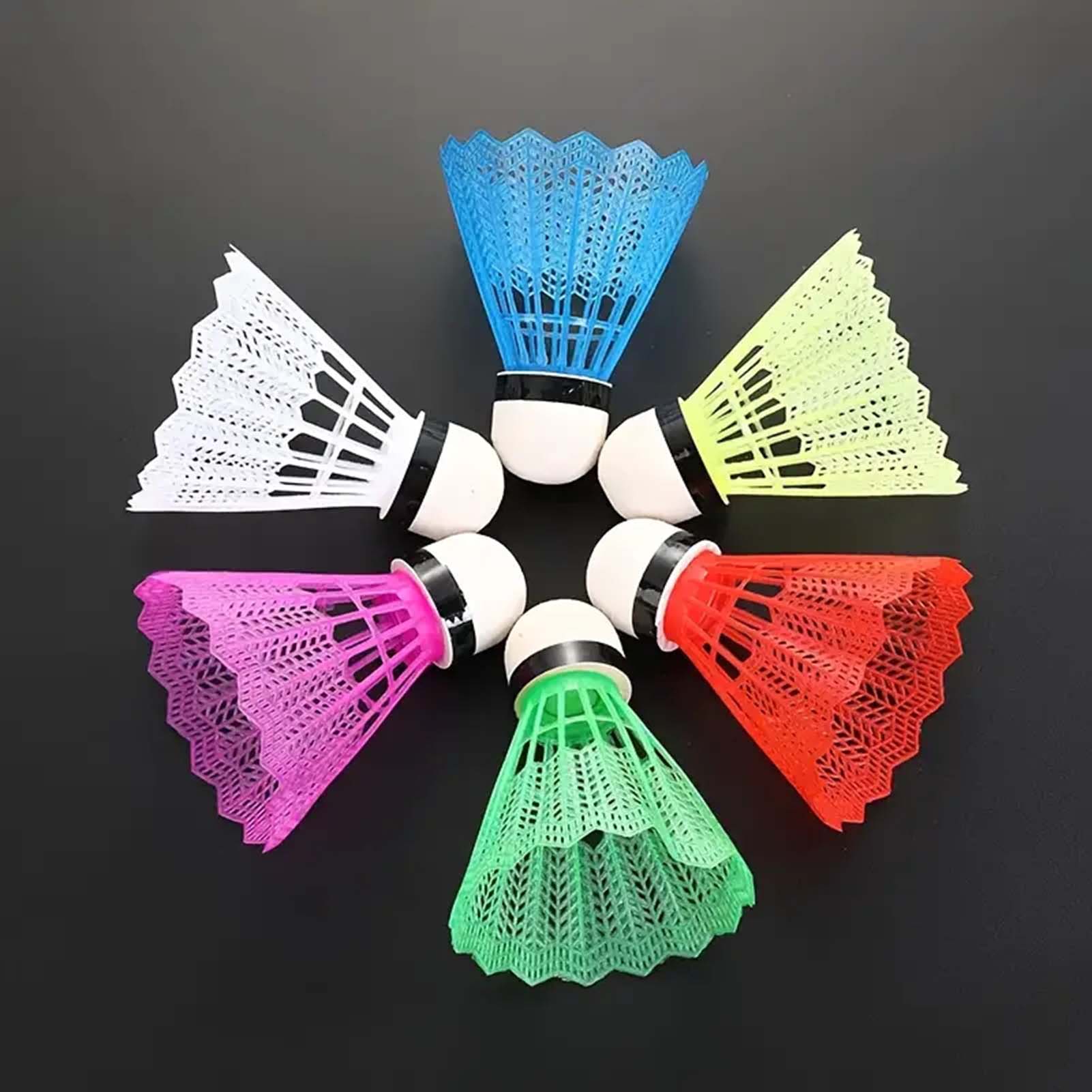 12 ชิ้นแบดมินตันพลาสติกสีขาวแบ - Badminton Fun Game บทวิจารณ์และราคา