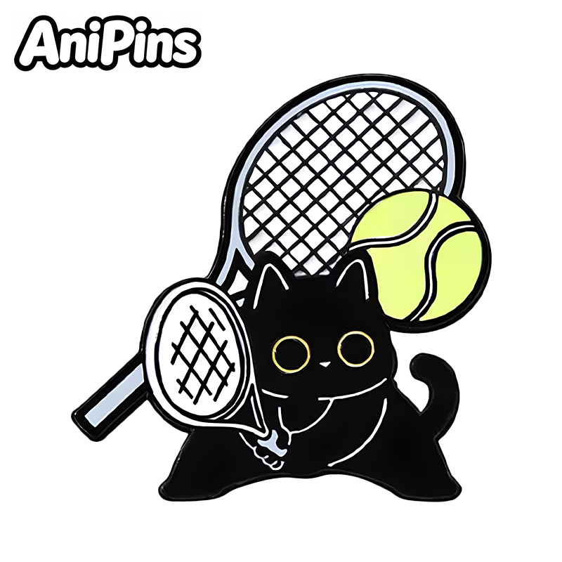 เข็มกลัด AniPins ลายแมวตลก 4 แ - Badminton Icon บทวิจารณ์และราคา