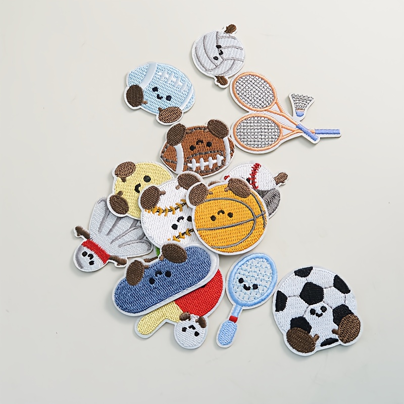 แพทช์ปักลายกีฬา 14 ชิ้น สำหรับ - Badminton Icon บทวิจารณ์และราคา
