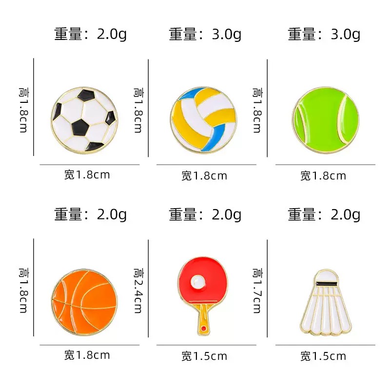 เข็มกลัดเคลือบลายลูกบอลกีฬา, เ - Badminton Icon บทวิจารณ์และราคา