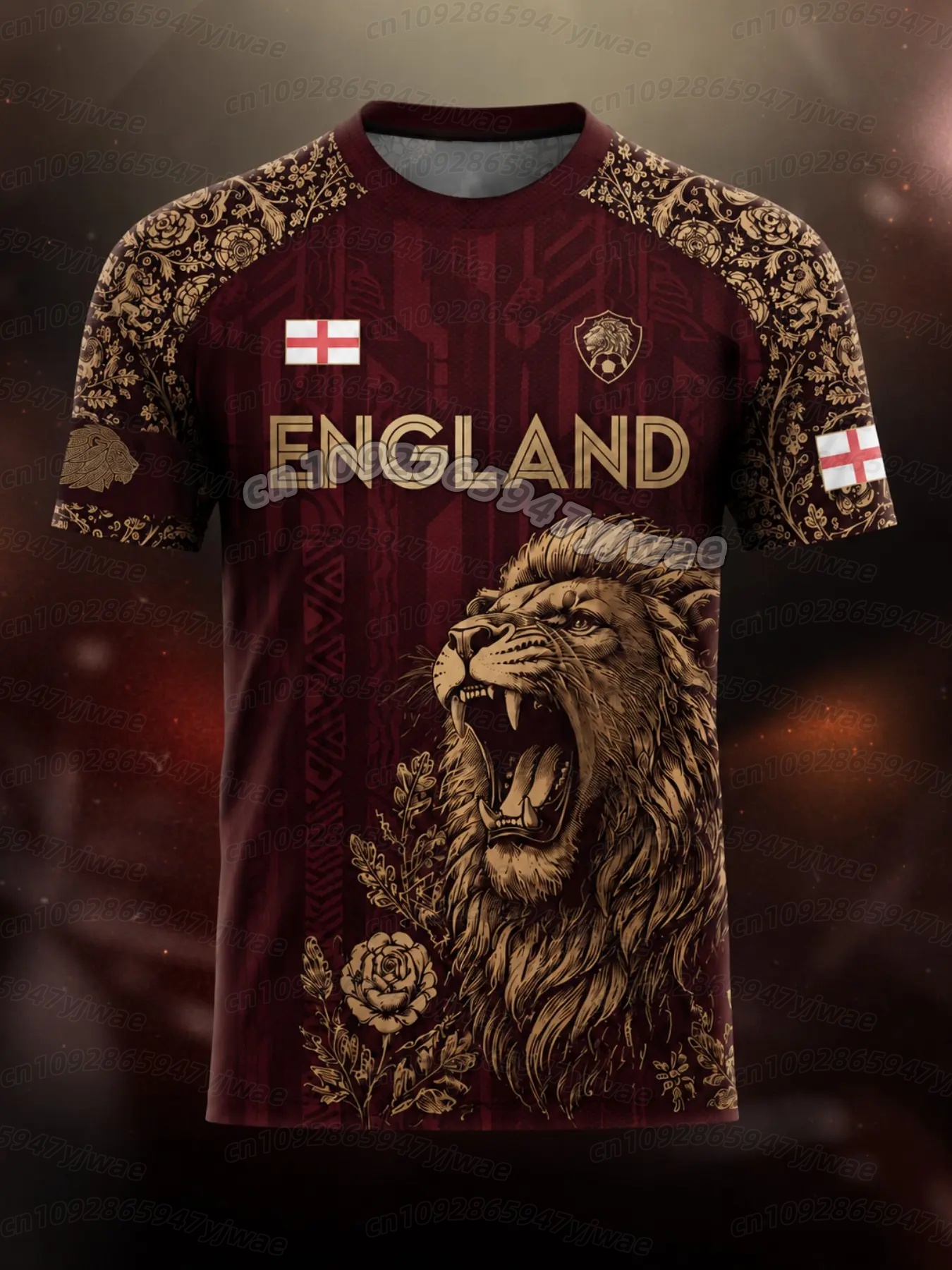 เสื้อยืดพิมพ์ลายธงชาติอังกฤษสำ - Badminton England บทวิจารณ์และราคา