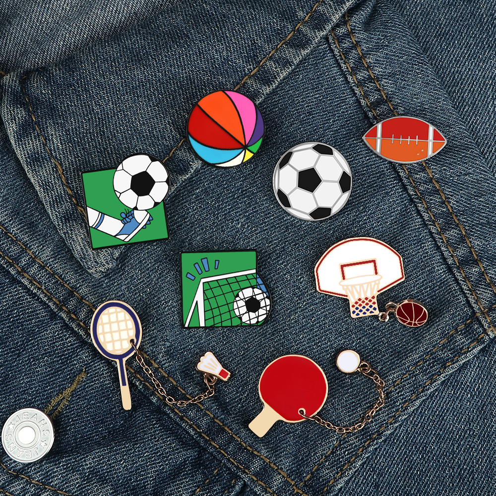 เข็มกลัดแฟชั่นลายกีฬารูปลูกบอล - Badminton Icon บทวิจารณ์และราคา